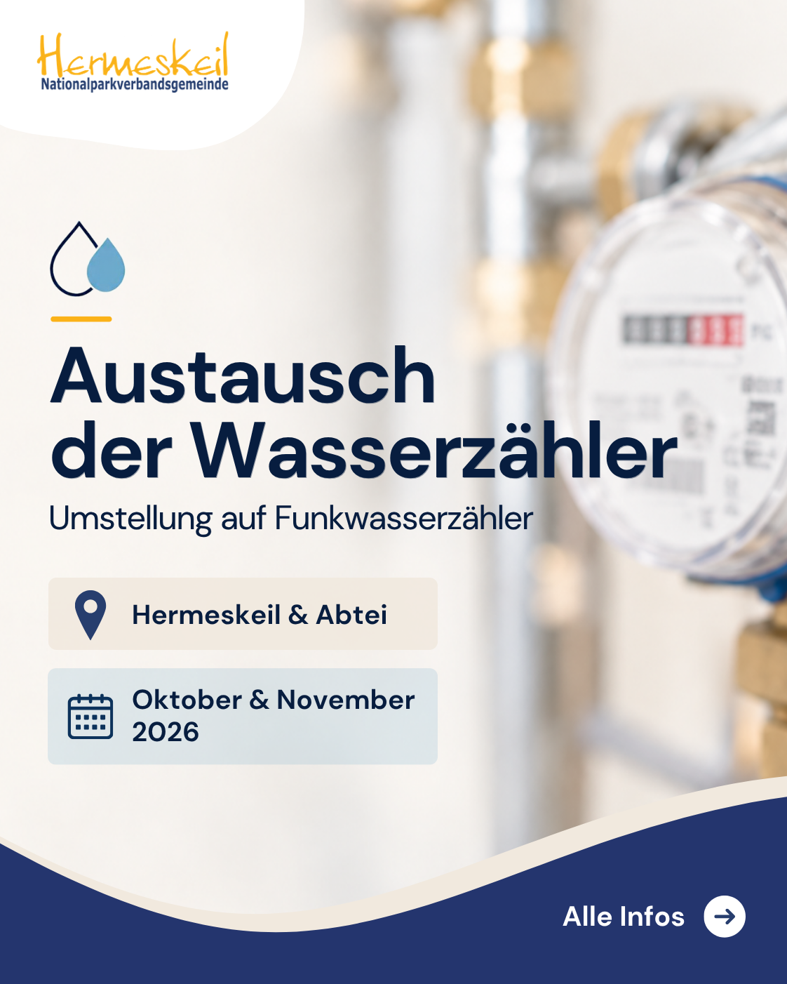 Wasserzähler Post - 5 Wasserzähler Post - 5